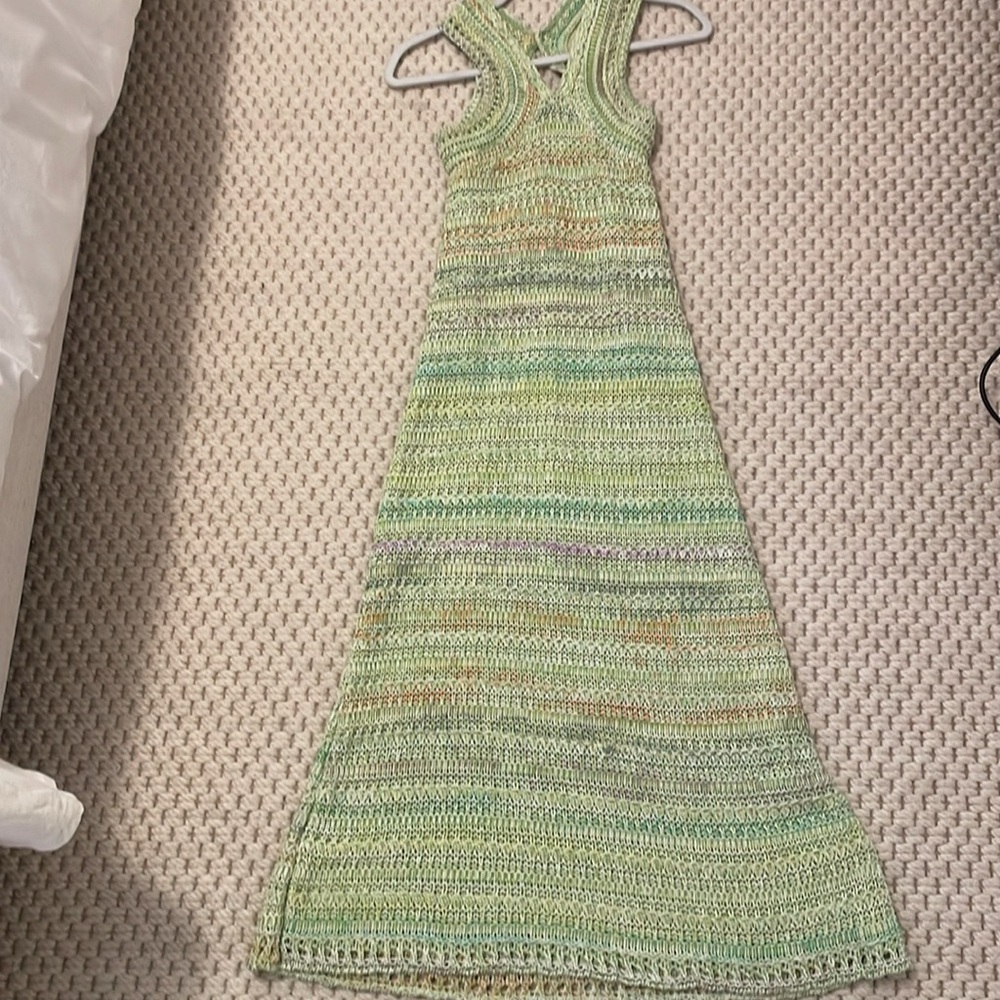 Zara Green Knit Dress